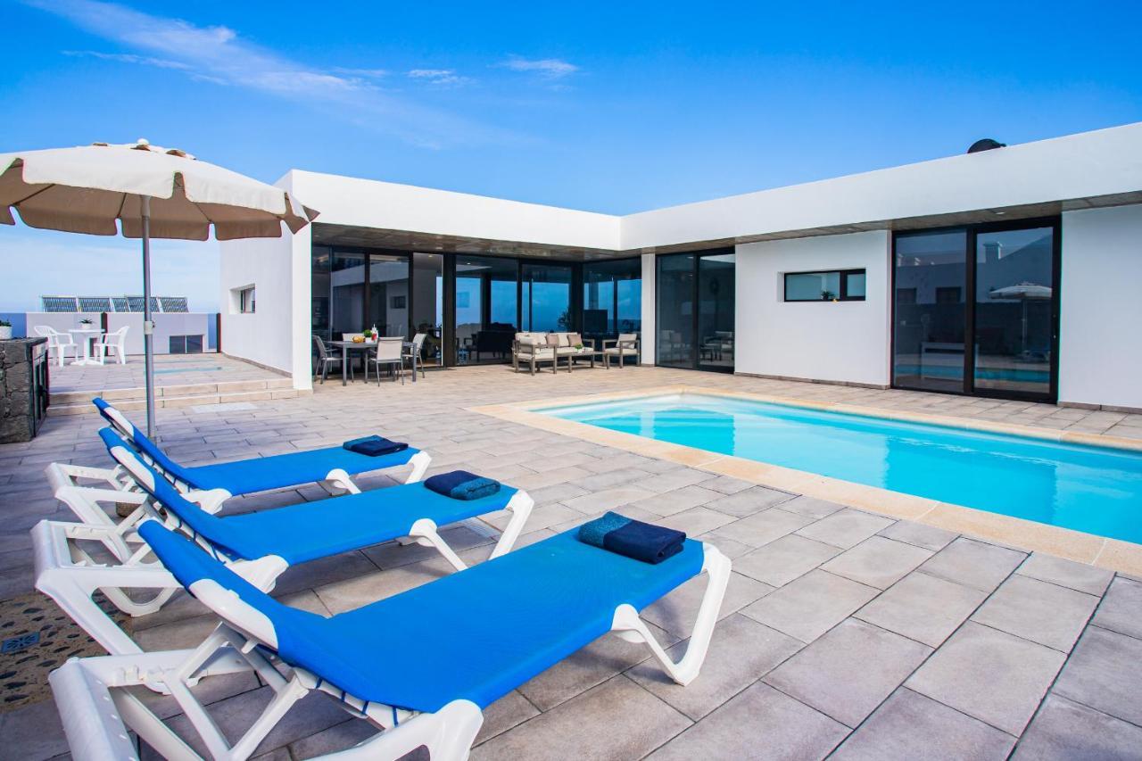 Eslanzarote Eco Villa Tony, Heated Pool, Jacuzzi, Sat Tv, Super Wifi La Costa Eksteriør billede